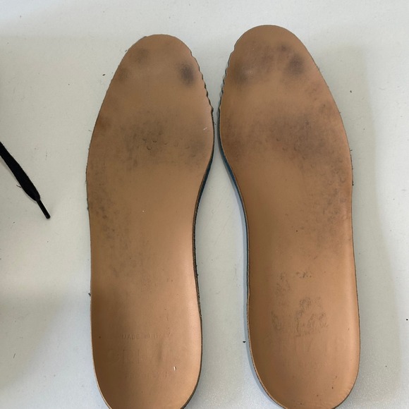 Greats Shoes - GREATS Black Leather Sneakers Made in Italy Lace Up Casual Shoes Womens US 10